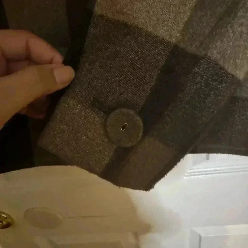 Liz Claiborne Plaid Peacoat Size Small - Picture 5 of 7